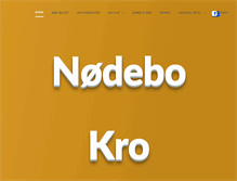 Tablet Screenshot of noedebo-kro.dk